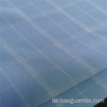 Überprüftes Muster 100% Polyester Chambray Fancy Fabric